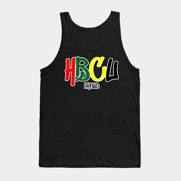 HBCU Proud Graffiti Design Tank Top by OTM Sports & Graphics